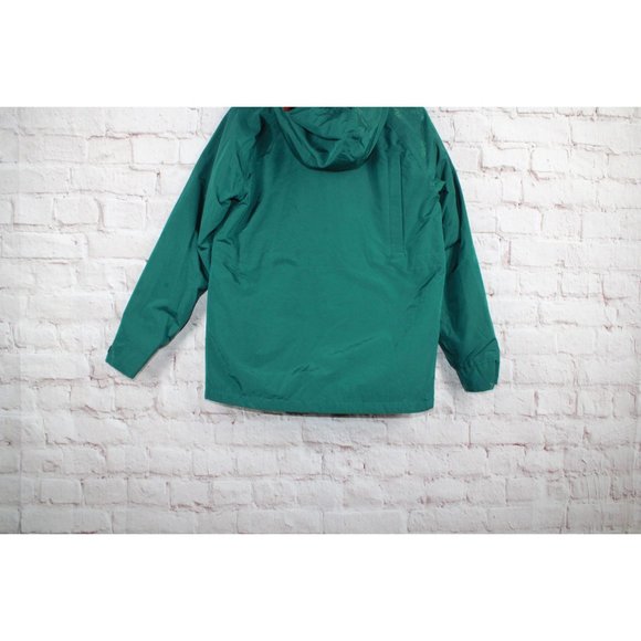 LL Bean '82 Green Nylon Wool Lined Original Baxter State Hooded Parka S - Picture 7 of 9